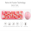 Wireless Keyboard Set Mixed Candy Color