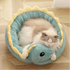 Dinosaur Round Small Bed For Cat