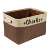 Personalized Pet Dog Toy Storage Basket