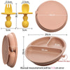 Silicone Suction Baby Plate with Spoon