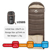 Ultralight cotton waterproof sleeping bag for winter