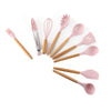 Silicone Pink Kitchenware Utensils Set