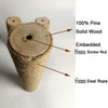 Cat Scratching Tree Sisal Solid Wood