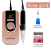 Portable Rechargeable Electric Nail Drill Machine