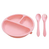 Silicone Suction Baby Plate with Spoon