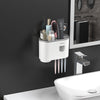 Wall-mounted Magnetic Toothbrush Holder