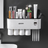 Wall-mounted Magnetic Toothbrush Holder