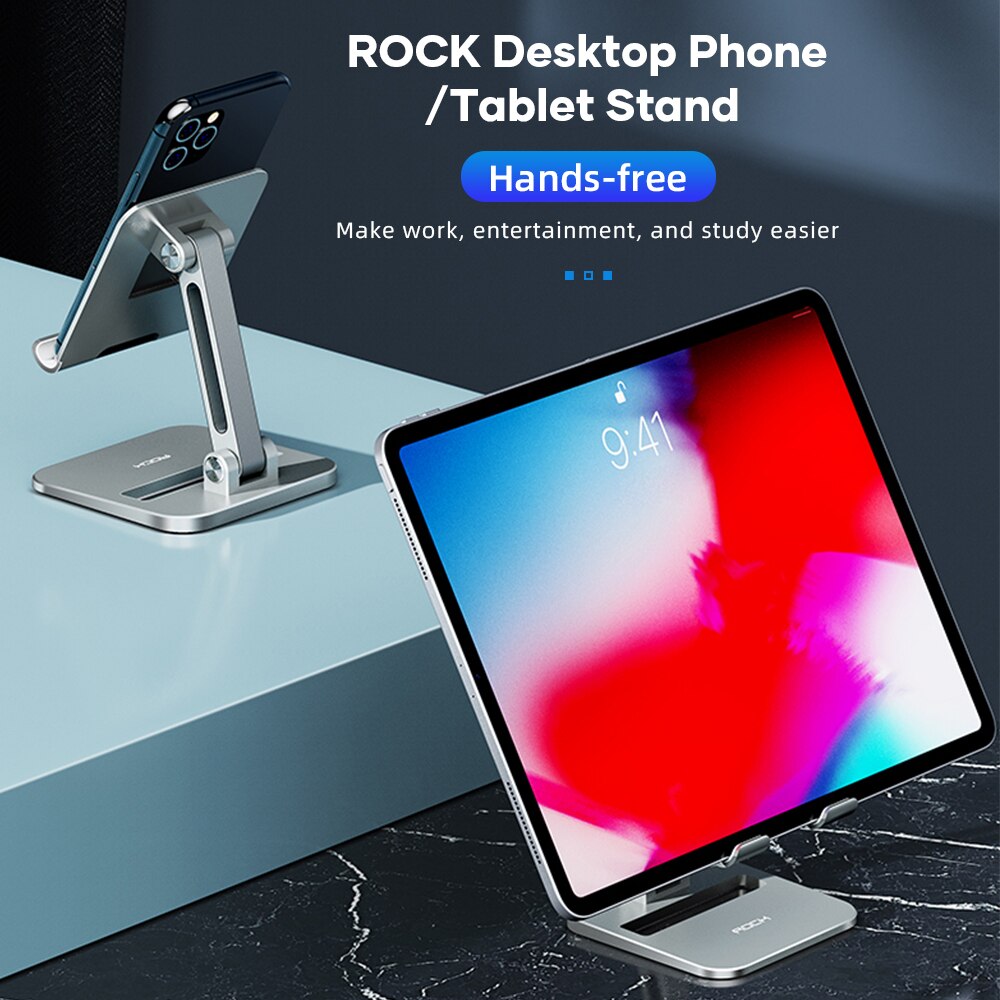 Adjustable and Foldable Metal Tablet Stand