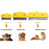 Yellow Pet Hair Brushes For Dog Cat