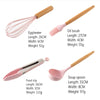 Silicone Pink Kitchenware Utensils Set