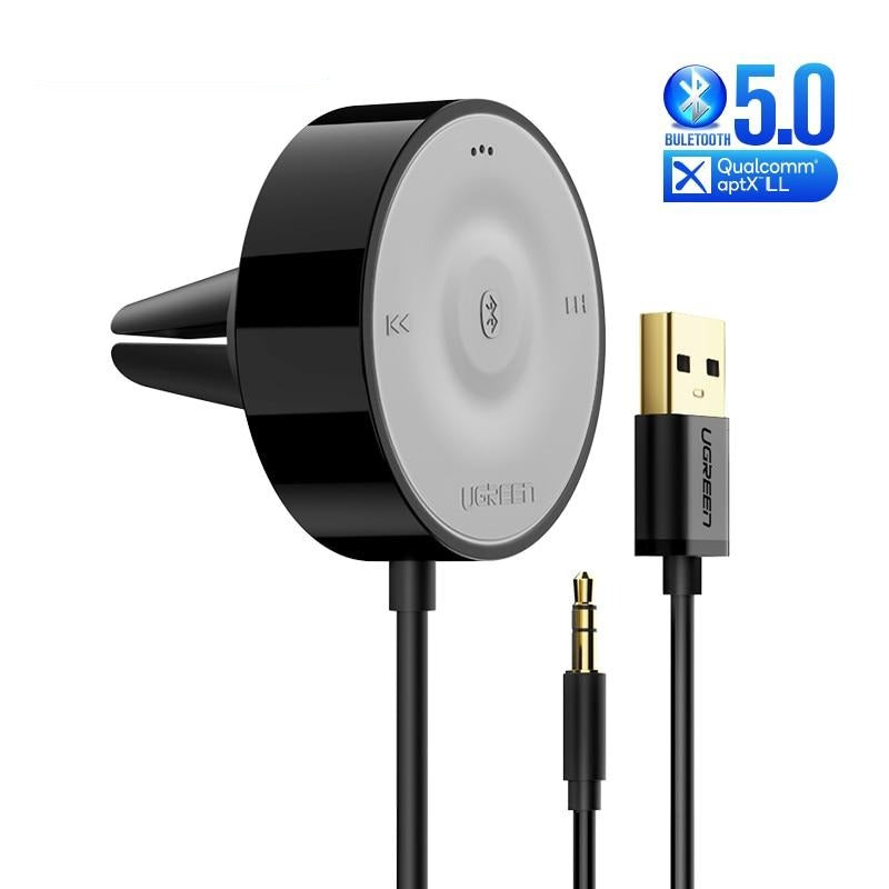 Iends 3.5mm Audio Bluetooth Auxiliary Adapter for Speakers, Car