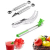 Watermelon Slicer Fruit Knife Cutter Stainless Steel