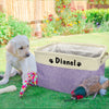 Personalized Pet Dog Toy Storage Basket