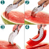 Watermelon Slicer Fruit Knife Cutter Stainless Steel