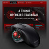 Rechargeable Trackball Mouse with Bluetooth