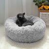 Warm Fleece Round Kennel House Pet Dog