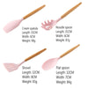 Silicone Pink Kitchenware Utensils Set