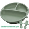 Silicone Suction Baby Plate with Spoon