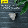 Baseus LED Solar Light Outdoor Solar Wall Lamp Waterproof Solar Garden Light PIR Motion Sensor Street Light For Garden Balcony