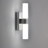 Double heads acrylic LED wall light