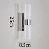 Double heads acrylic LED wall light