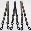 Reflective Nylon Double Dog Leash