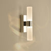 Double heads acrylic LED wall light