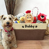 Personalized Pet Dog Toy Storage Basket