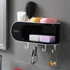 Multifunction Soap Holder With Hooks