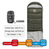 Ultralight cotton waterproof sleeping bag for winter