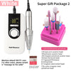 Portable Rechargeable Electric Nail Drill Machine