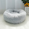 Warm Fleece Round Kennel House Pet Dog