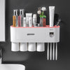 Wall-mounted Magnetic Toothbrush Holder