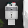 Waterproof Paper Holder Trash Can and Toilet Brush