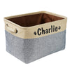 Personalized Pet Dog Toy Storage Basket