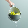 Two in One Handheld Storage Basket Drain Bowl