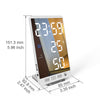 6 Inch LED Mirror Alarm Clock