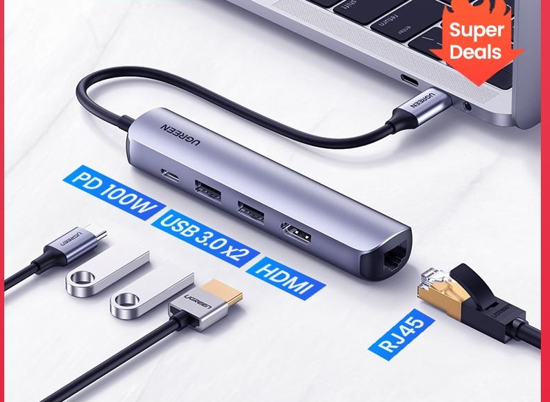 Mini Size USB Type C 3.1 Adapter for MacBook Air Pro